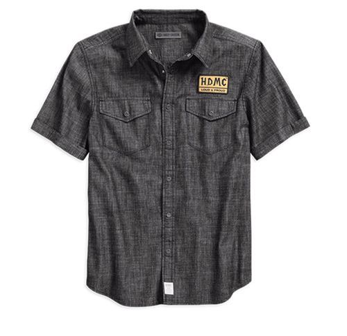 Chemise "TOP-GRGO, DENIM" - HARLEY-DAVIDSON -