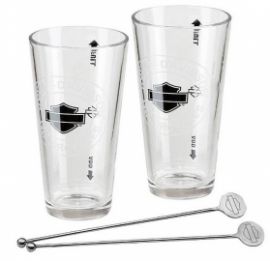 ENSEMBLE " MIXING GLASS SET" HARLEY DAVIDSON