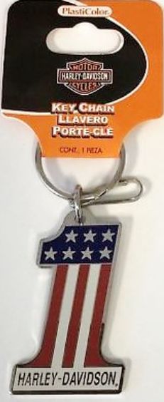 PORTE CLEF "#1 AMERICAN FLAG" HARLEY-DAVIDSON