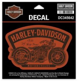 AUTOCOLLANT "TIMELINE MOTORCYCLE" - HARLEY-DAVIDSON -