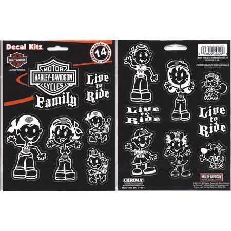 DECAL "FAMILY" - HARLEY-DAVIDSON -