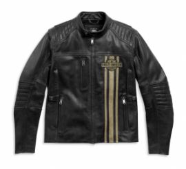 BLOUSON CUIR TRIPLE VENT PASSING - HARLEY-DAVIDSON