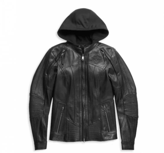 BLOUSON CUIR FEMME AURORA - HARLEY-DAVIDSON