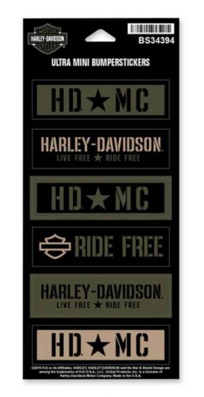 STICKER "MINI BUMPER" - HARLEY-DAVIDSON -