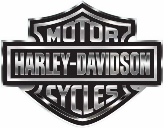 DECAL "BAR & SHIELD ARGENT XXL" - HARLEY-DAVIDSON -