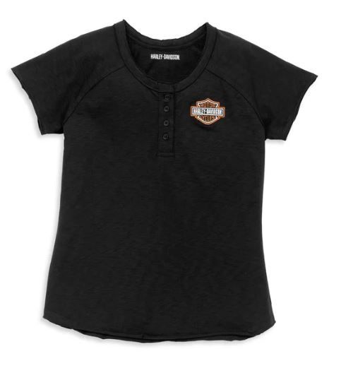 TEE SHIRT "HENLEY ICONIC" FEMME - HARLEY-DAVIDSON -