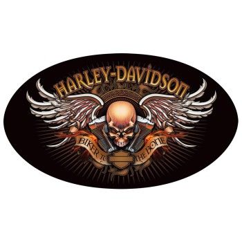 PLAQUE "BIKER TO THE BONE" HARLEY-DAVIDSON