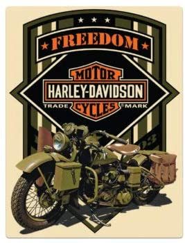 PLAQUE "FREEDOM GREEN SIGN" HARLEY-DAVIDSON