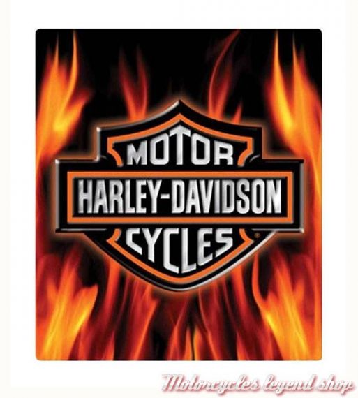 PLAQUE "FLAME LOGO" HARLEY-DAVIDSON