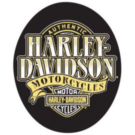 PLAQUE "AUTHENTIC OVAL SIGN" HARLEY-DAVIDSON