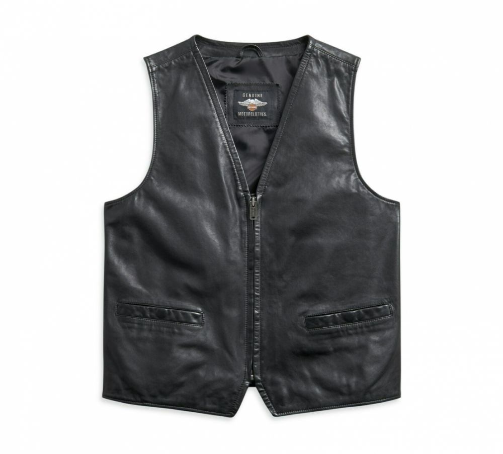 harley davidson gilet cuir