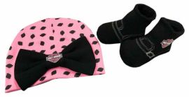 SET FILLE "BEANIE ET BOOTIES" - HARLEY-DAVIDSON -