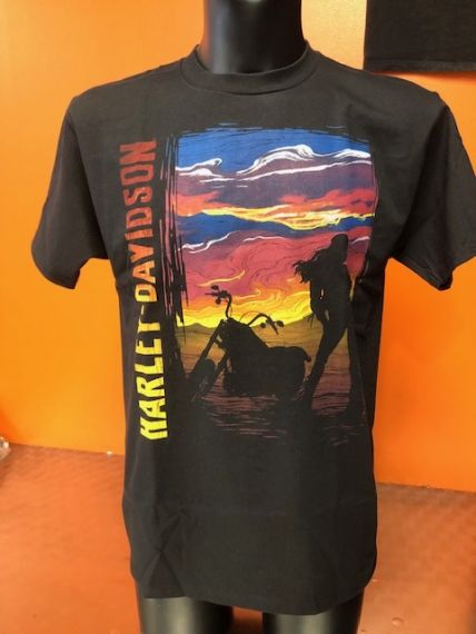 TEE SHIRT "SUNSET RIDER" - HARLEY-DAVIDSON -