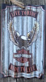 PLAQUE ornement HARLEY DAVIDSON "Eagle"