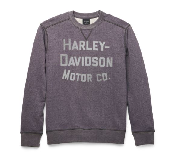 PULL "AMPLIFIER GREY CREW" - HARLEY-DAVIDSON -