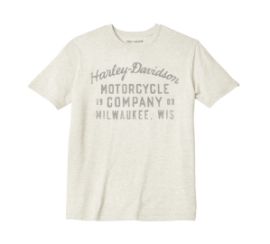 TEE SHIRT GRAPHIQUE CURSIVE FONT - HARLEY-DAVIDSON -