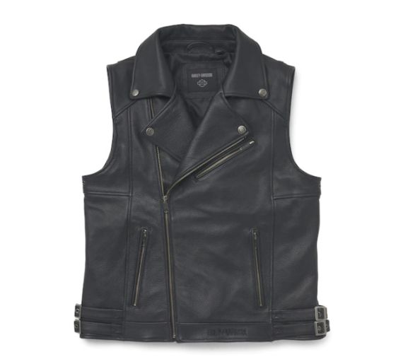 GILET EN CUIR LAYTON POUR HOMME - HARLEY-DAVIDSON -
