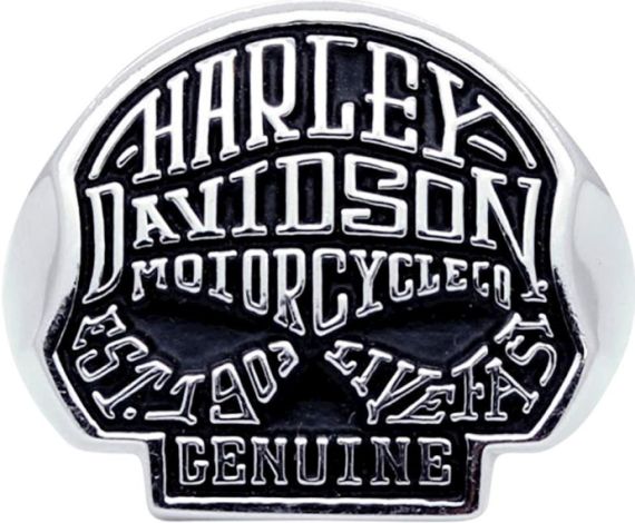 BAGUE TÊTE DE MORT WILLIE G - HARLEY-DAVIDSON -