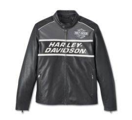 BLOUSON CUIR MOTO FIN - HARLEY-DAVIDSON -
