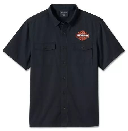 CHEMISE MANCHES COURTES B&S - HARLEY DAVIDSON - 