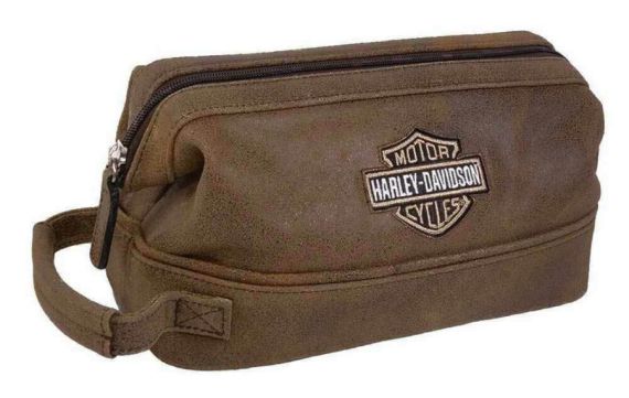 TROUSSE DE TOILETTE BROWN - HARLEY DAVIDSON - 