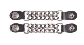 Harley-Davidson® Rallonge de gilet Eagle Chain pour hommes, Antique Nickel HDMVE11434