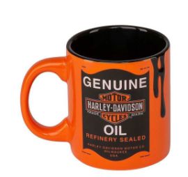 MUG ORANGE OIL CAN - HARLEY DAVIDSON - 