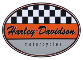 PLAQUE OVALE - HARLEY DAVIDSON - 