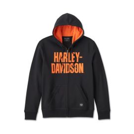 Sweatshirt à capuche zippé Bar Font - Harley-Davidson
