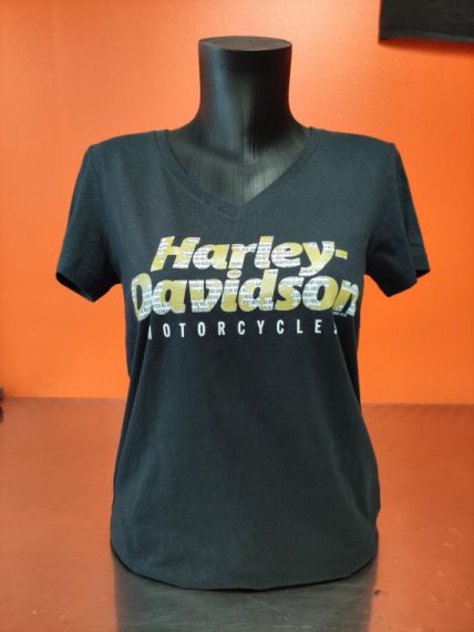 TEE SHIRT CONCESSION "NEWS PRINT" FEMMES - HARLEY-DAVIDSON 