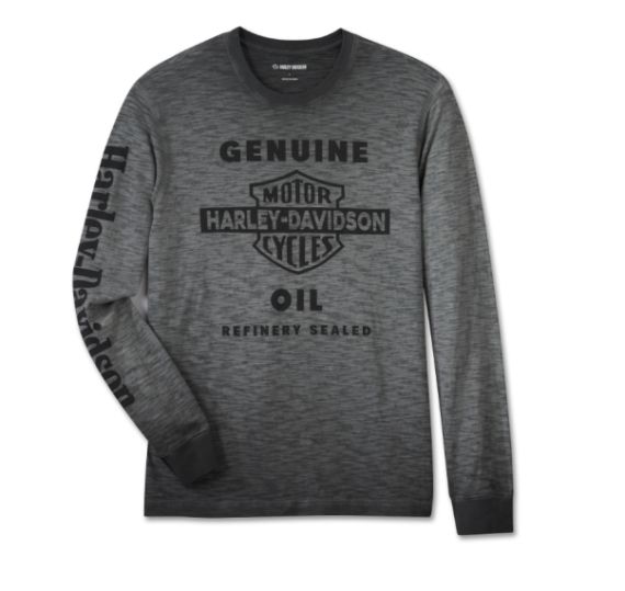 TEE SHIRT Oil Can Slub à manches longues - HARLEY-DAVIDSON