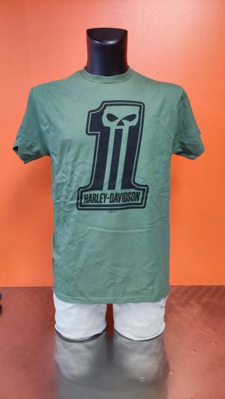 TEE SHIRT CONCESSION "DART TRAIT MILITARY GREEN" POUR HOMMES