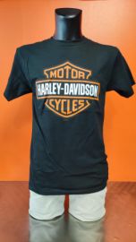 TEE SHIRT CONCESSION "B&S ORANGE ON BLACK" POUR HOMMES