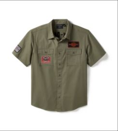 CHEMISE MANCHES COURTES V-TWIN EQUIPPED SOLID