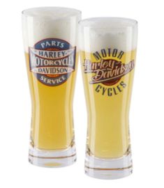 SET DE DEUX PINTES HARLEY-DAVIDSON 