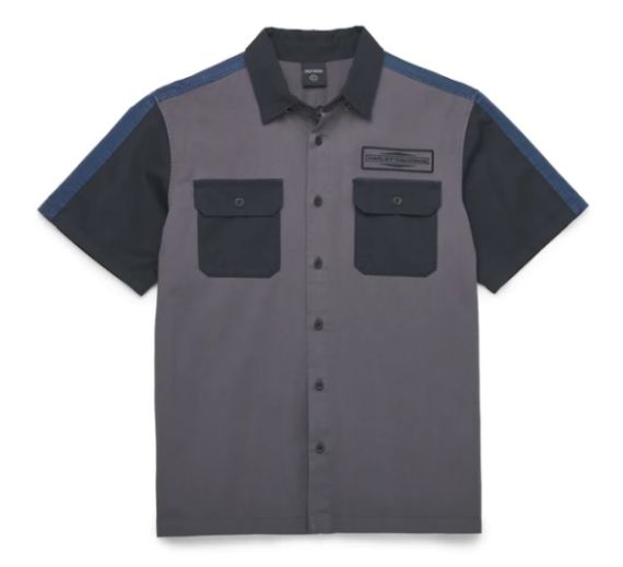 CHEMISE EST MANCHES COURTES 1903 COLORBLOCK - HARLEY DAVIDSON 