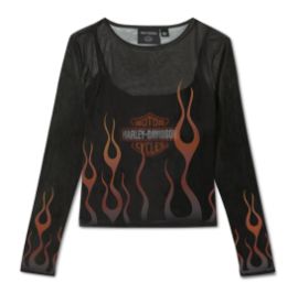 Tee-shirt en maille "Flames For Days" - Harley-Davidson