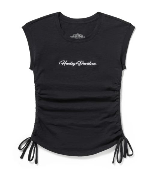 Haut froncé Essential pour femme - Harley Black