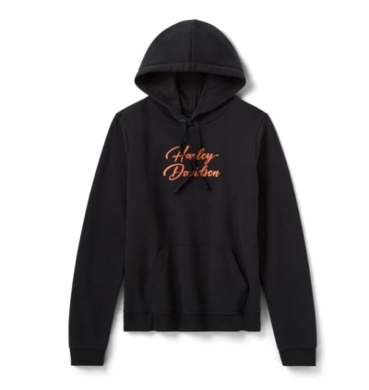 Sweat à capuche pullover "Essential Bling" pour femme - Harley Black