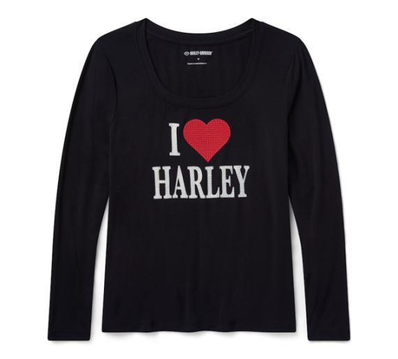 TEE SHIRT MANCHES LONGUES "I LOVE HARLEY" - HARLEY DAVIDSON 