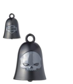Clochette "Willie G Skull" noir mat