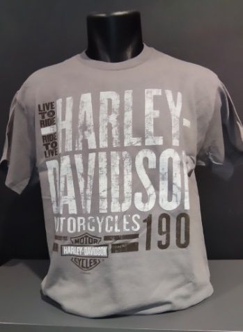TES SHIRT CONCESSION "GARAGE" GOLFE DE BRETAGNE - HARLEY DAVIDSON - 