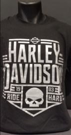 TEE SHIRT CONCESSION " CAPTIVE" GOLFE DE BRETAGNE - HARLEY DAVIDSON - 