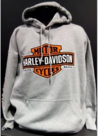 SWEATSHIRT DE CONCESSION A CAPUCHE "ELONGATED" GOLFE DE BRETAGNE - HARLEY DAVIDSON - 