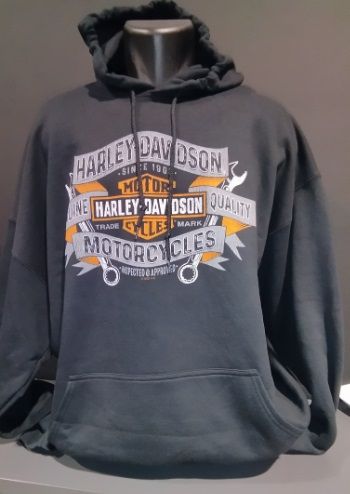 SWEATSHIRT A CAPUCHE DE CONCESSION "GRAVITY" - HARLEY DAVIDSON -