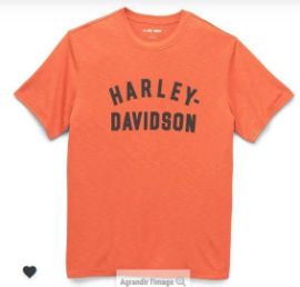 TEE SHIRT PREMIUM STAPLE ORANGE - HARLEY DAVIDSON - 