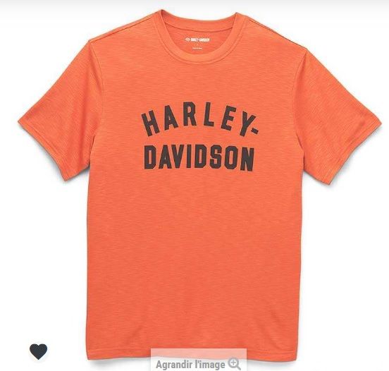 TEE SHIRT PREMIUM STAPLE ORANGE - HARLEY DAVIDSON - 
