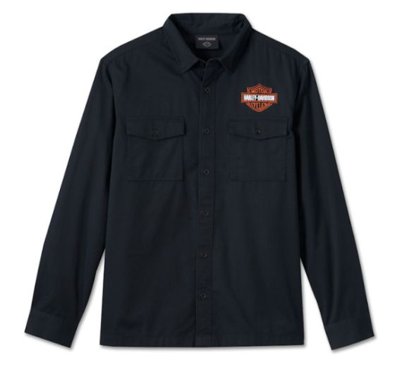 Chemise &laquo; Bar & Shield &raquo; manches longues