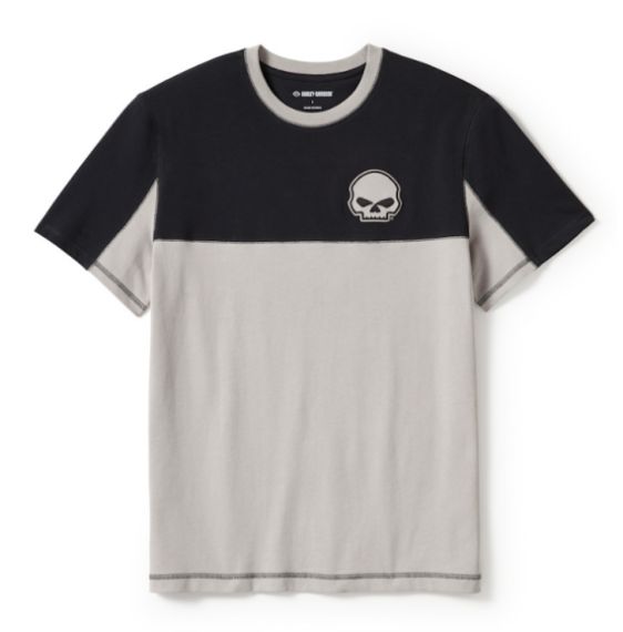 T-shirt &agrave; manches courtes Willie G &trade; Skull Colorblock