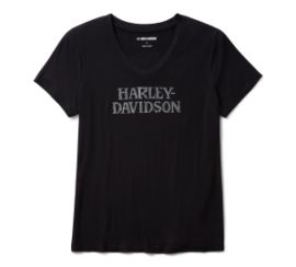 TEE SHIRT COLV V WILLIE G SKULL BLING - HARLEY DAVIDSON - 